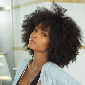 Sunlight hair 2021nouveau bon marche machine perruque Coiffure Afro de cheveux vrai humains sans colle  pour les femmes Francais